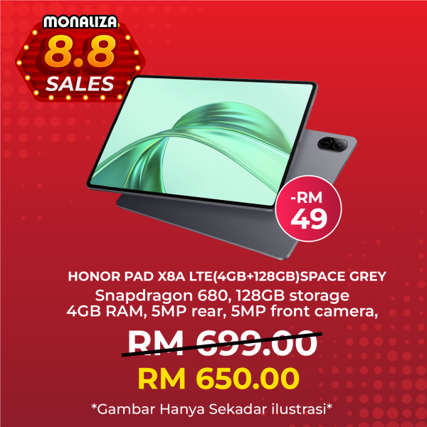 Honor Pad X8A LTE (4GB+128GB) Space Grey