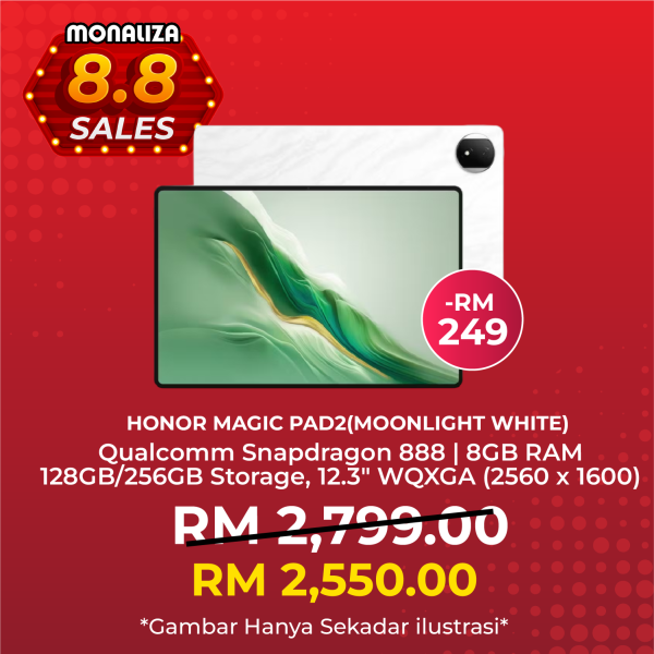 Honor MagicPad 2 Moonlight White