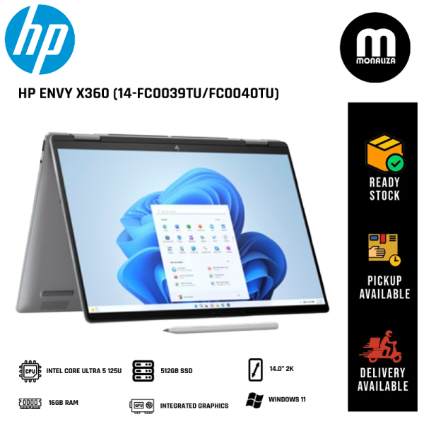 HP Envy X360 Laptop (14-FC0039TU/FC0040TU) INTEL ULTRA 5 125U INTEL GRAPHICS