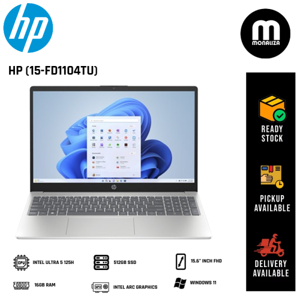 HP Laptop (15-FD1101TU/FD1102TU /FD1104TU) INTEL ULTRA 5 125H INTEL ARC GRAPHICS