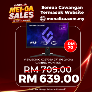 Viewsonic Gaming Monitor XG2709A 27” IPS 240Hz