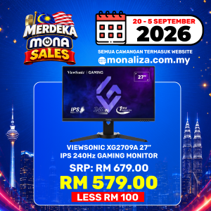 Viewsonic Gaming Monitor XG2709A 27” IPS 240Hz