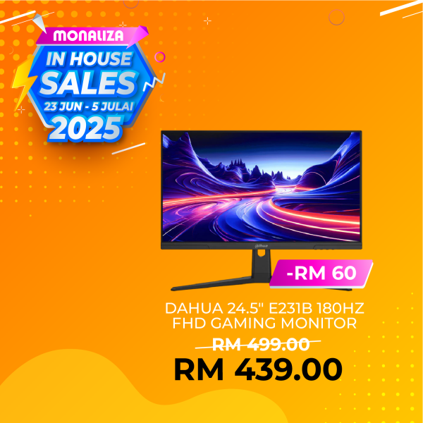 Dahua Monitor E231B 24.5" Inch FHD 180HZ