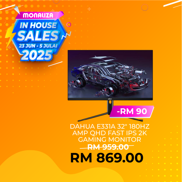 Dahua Monitor E331A 32" Inch QHD IPS 2K 180HZ