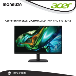 Acer Monitor EK251Q GBMIX 24.5" Inch FHD IPS 120HZ