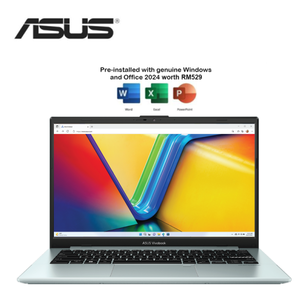 ASUS VIVOBOOK GO 14 E1404F-AEB470WMS GREEN GREY