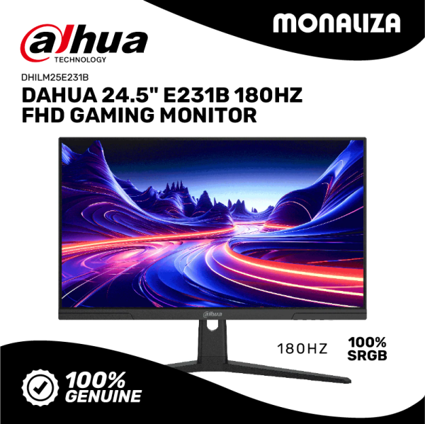 Dahua Monitor E231B 24.5" Inch FHD 180HZ