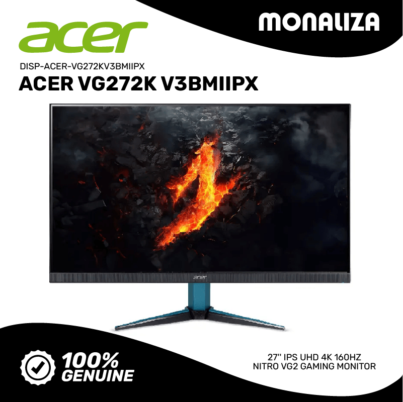 ディスプレイ・モニター 27インチ 4k 160Hz モニター Acer VG272KV3bmiipx