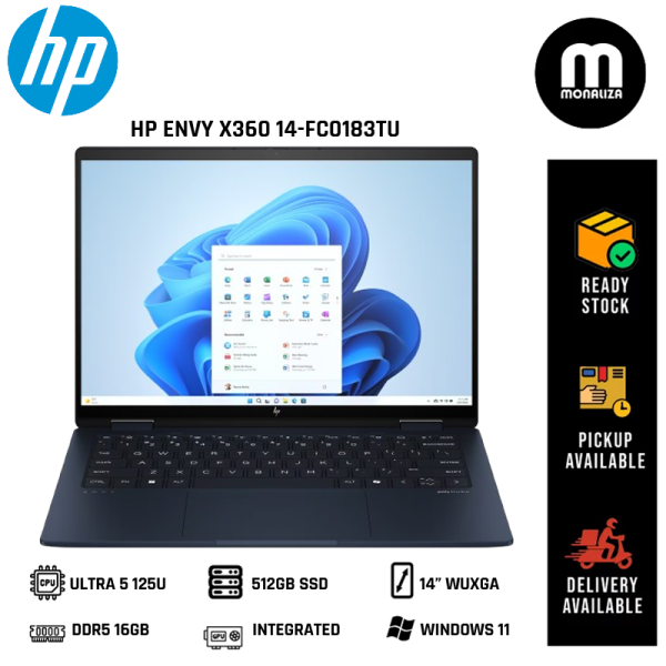 HP Envy X360 Laptop (14-FC0183TU) INTEL ULTRA 5 125U INTEL INTEGRATED GRAPHICSA