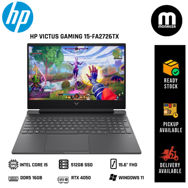 HP Victus Gaming Laptop (15-FA2726TX) INTEL CORE I5 13450H NVIDIA GEFORCE RTX 4050