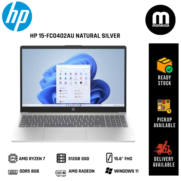 HP Laptop (15-FC0402AU) AMD RYZEN 3 7320U AMD RADEON GRAPHICS