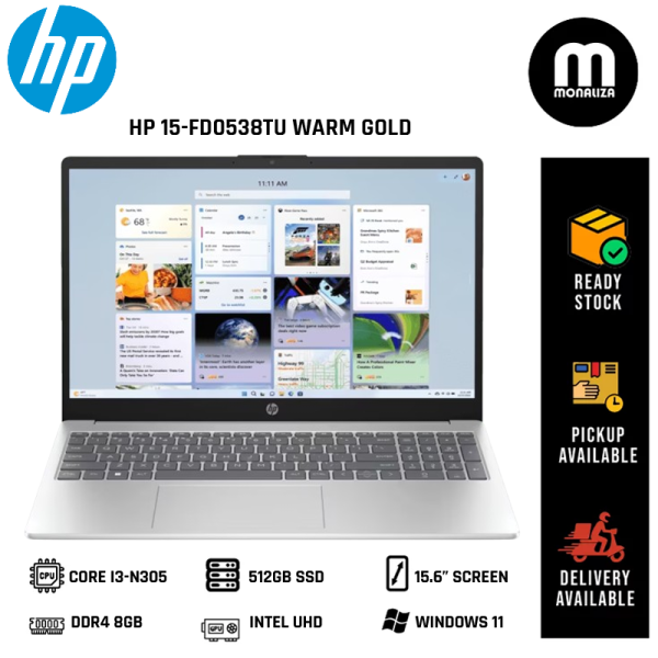 HP Laptop (15-FD0538TU) INTEL CORE I3 N305 INTEL UHD GRAPHICS