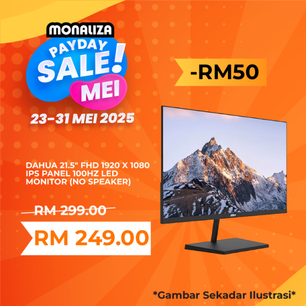 Dahua Monitor LM-22A201F 21.5" Inch FHD IPS 100HZ