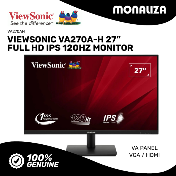 Viewsonic Monitor VA270A-H 27" Inch FHD IPS 120HZ