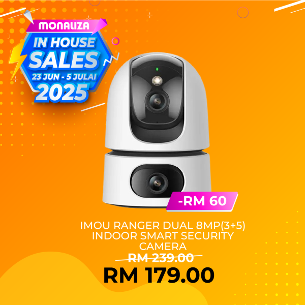 Imao Ranger Dual 8MP (3+5) Indoor Smart Security Camera