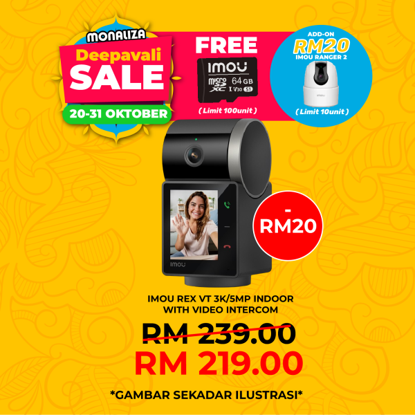 Imou REX VT 3K/5MP Indoor Security Camera With Video Intercom