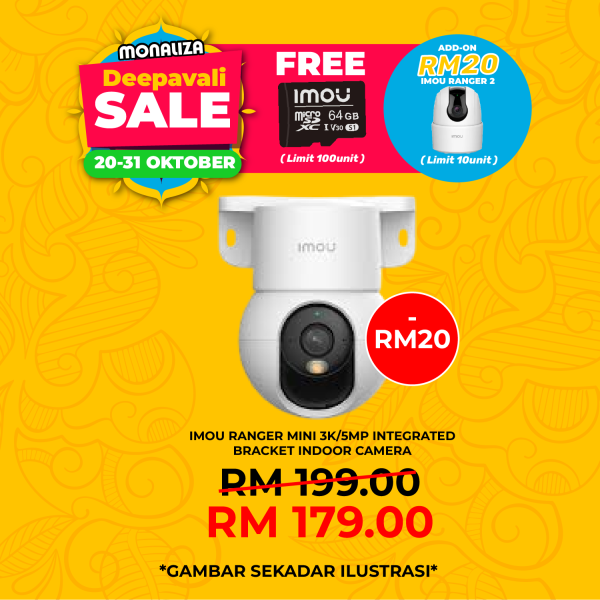 Imou Ranger Mini 3K/5MP Integrated Bracket Indoor Smart Security Camera