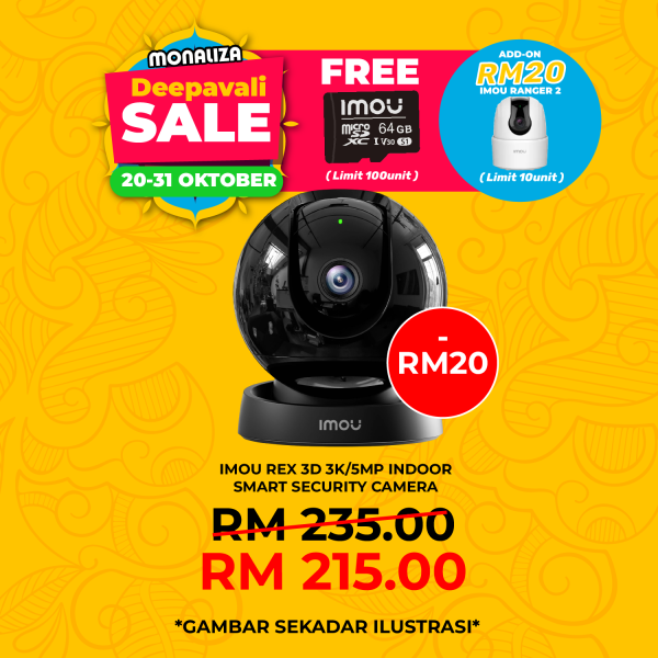 Imou REX 3D 3K/5MP Indoor Smart Security Camera