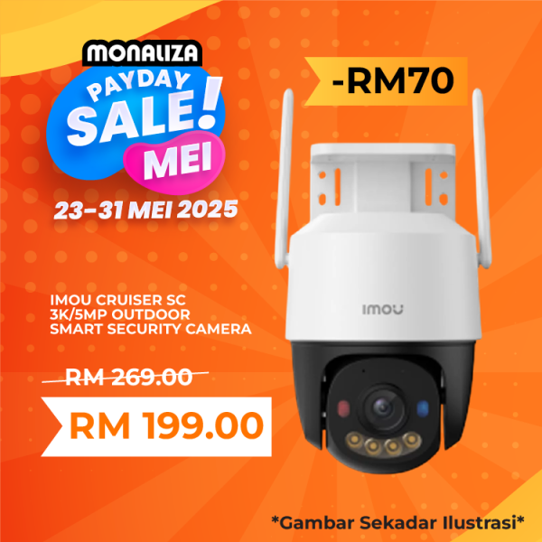 Imou Cruiser SC 3K/5MP Outdoor Smart Security Camera