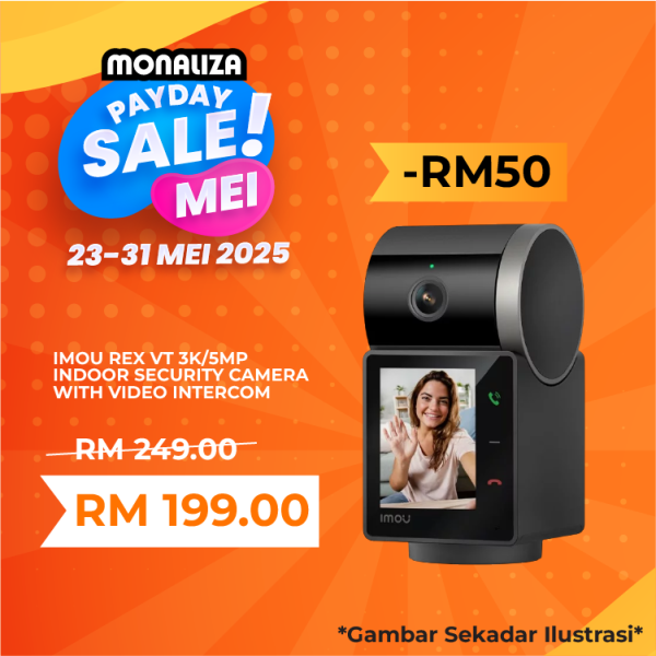 Imao REX VT 3K/5MP Indoor Security Camera With Video Intercom