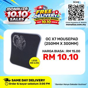 [ PROMOSI 10.10 ] OC X7 Mousepad (250MM X 300MM)