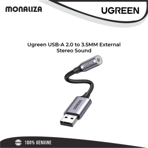 Ugreen USB-A 2.0 to 3.5MM External Stereo Sound