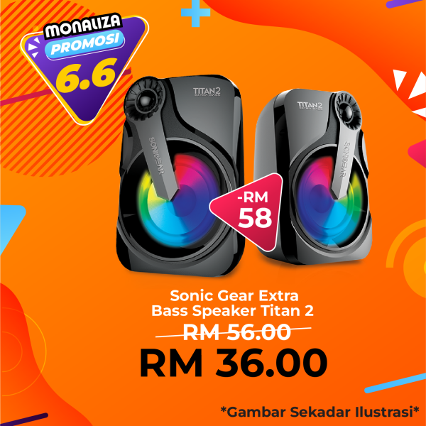 Sonic Gear Extra Bass Speaker Titan 2