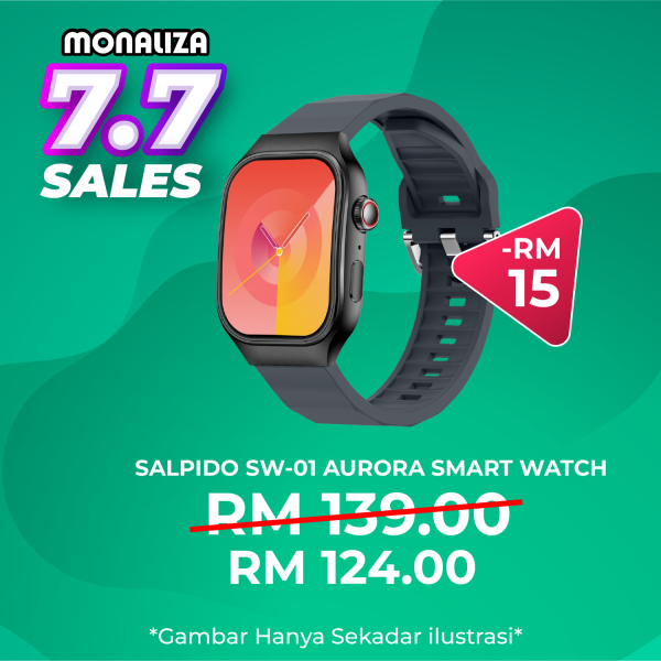 SALPIDO SW-01 Aurora Smart Watch - Black