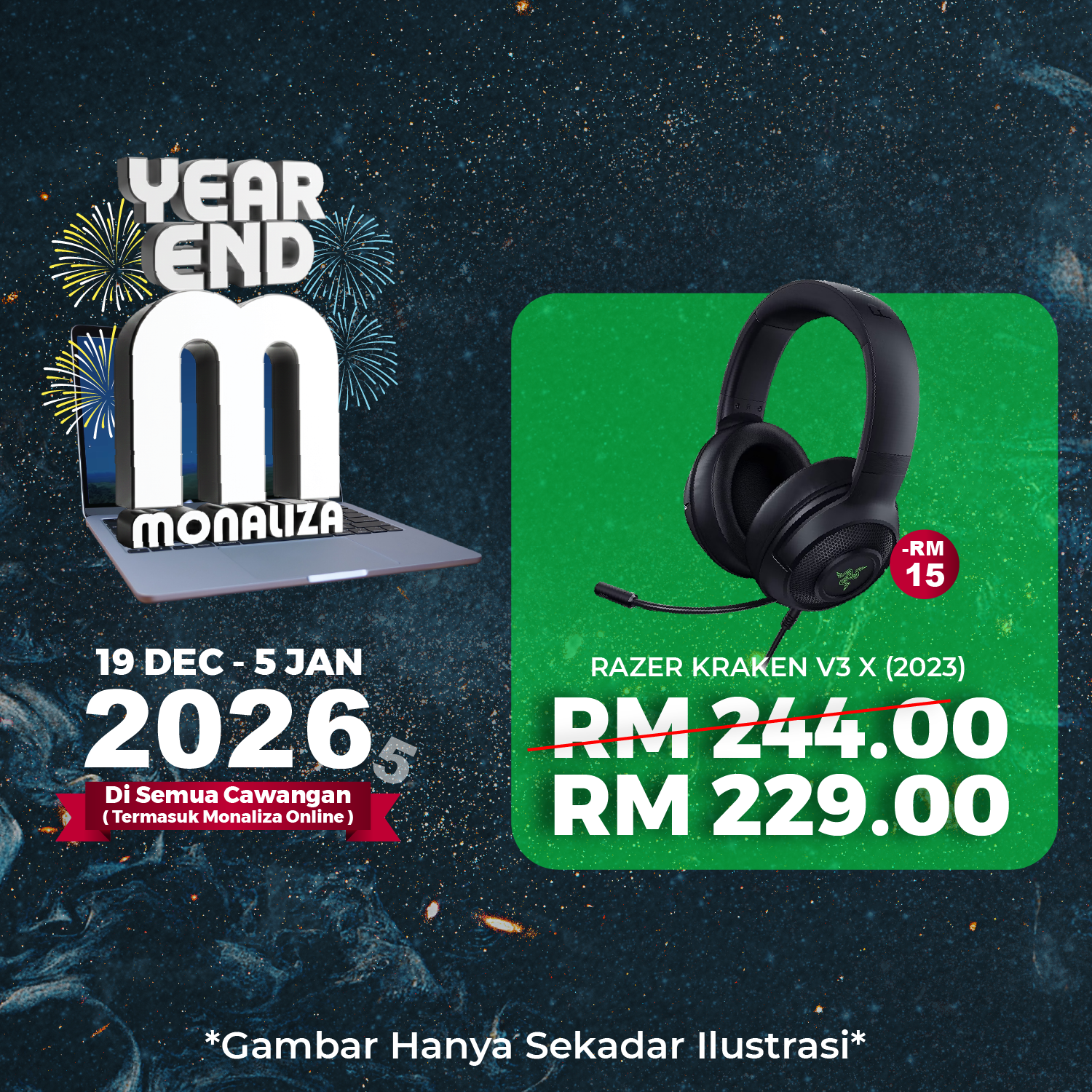 Razer Kraken V3 X ( 2023 )