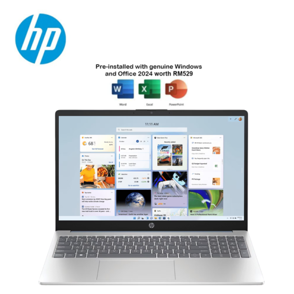 HP 15-FC0444AU Laptop AMD Ryzen™ 7 5825U 512GB PCIe NVMe M.2 SSD