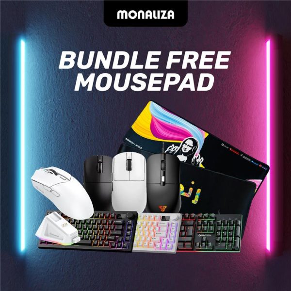 Combo Mouse & Keyboard Free Mousepad Monaliza