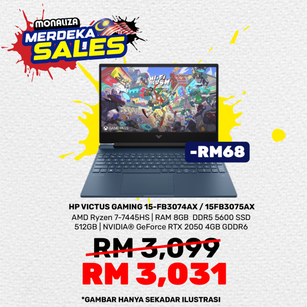 HP Laptop Victus Gaming 15-FB3074AX and HP Victus Gaming 15-FB3075AX