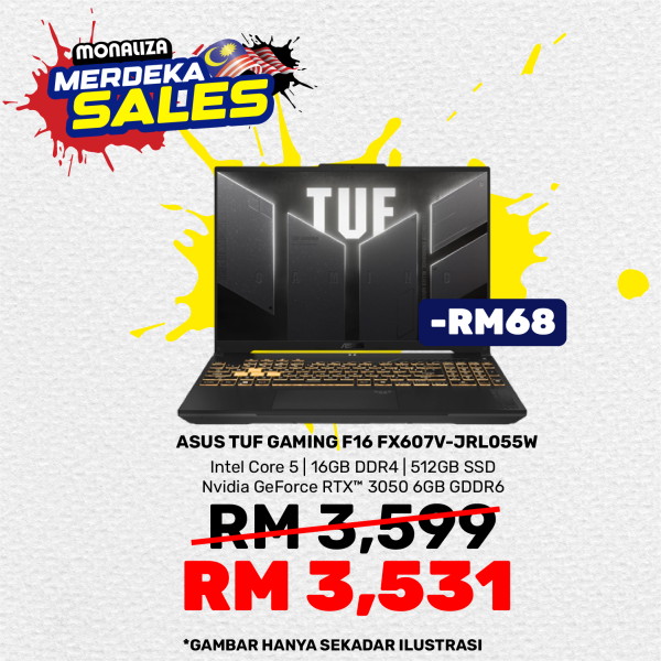 ASUS Laptop Tuf Gaming F16 FX607V-JRL055W