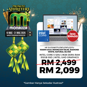 HP Laptop (15-FD0617TU/FD0618TU/FD0619TU/FD0621TU) Intel Core i5-120U | Intel UHD Graphics