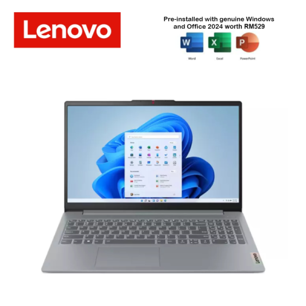 Lenovo Laptop IdeaPad Slim 3 15ABR8-82XM00TSMJ Abyss Blue & 15ABR8-82XM00TTMJ Arctic Grey - Image 3