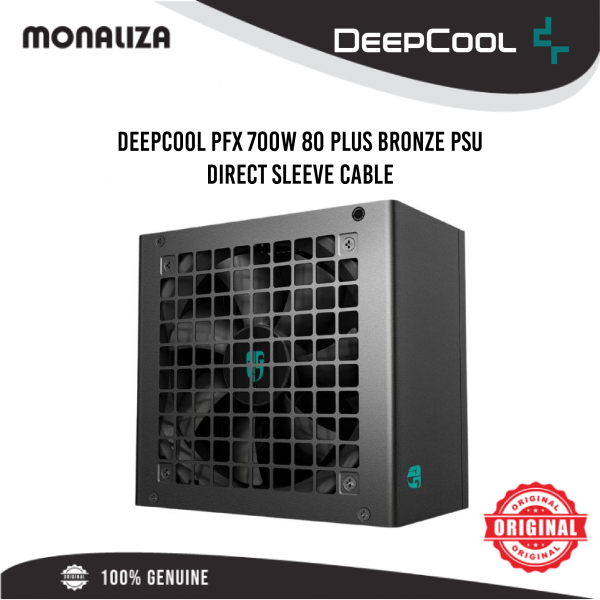 Deepcool PFX 700W 80 PLUS Bronze PSU - Direct Sleeve Cable