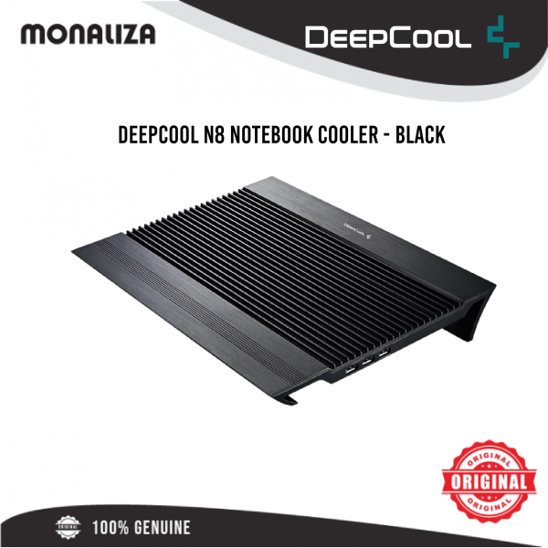 DeepCool N9 Notebook Cooler – Black / Silver - Image 2