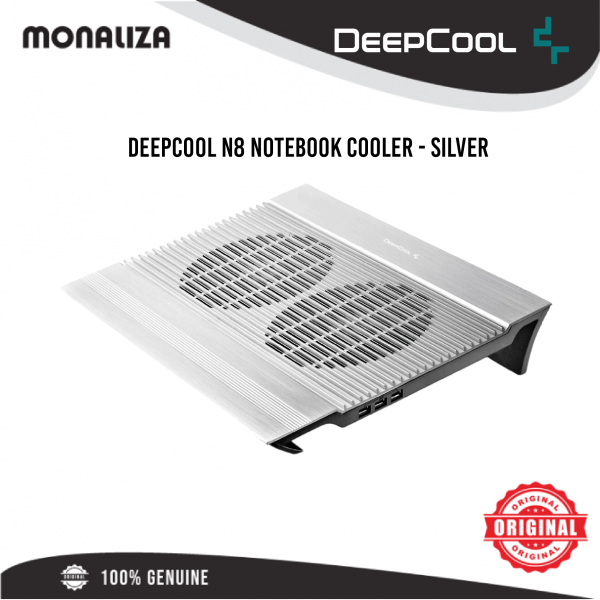 DeepCool N9 Notebook Cooler – Black / Silver
