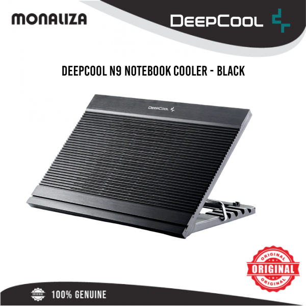 DeepCool N9 Notebook Cooler – Black / Silver - Image 3