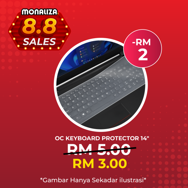 OC Keyboard Protector 15.6 & 14
