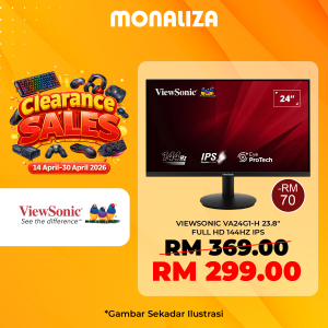 ViewSonic VA24G1-H 23.8" Full HD 144Hz IPS Monitor