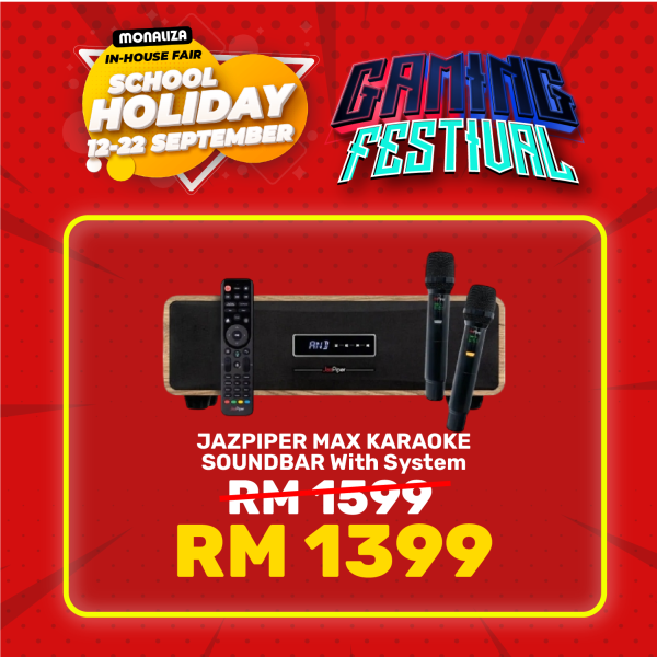 JazPiper Max JP-1031 2.1 Family Karaoke Soundbar