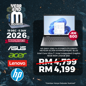 HP Envy X360 Laptop (14-FC0185TU/FC0186TU) Intel Core Ultra 7 155U | Intel Integrated Graphics