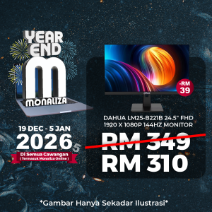 DAHUA Monitor LM25-B211B 24.5" FHD 1920x1080P 120Hz / 144Hz