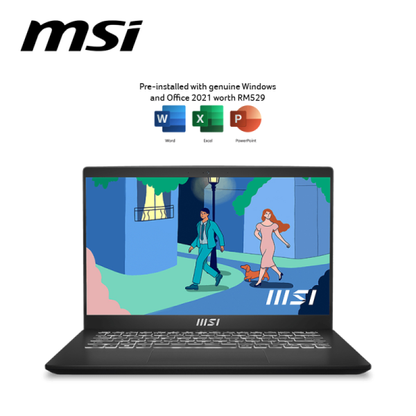 MSI Modern Laptop Gaming (14 C7M-412MY) AMD Ryzen 7 7730U | AMD Radeon Graphics