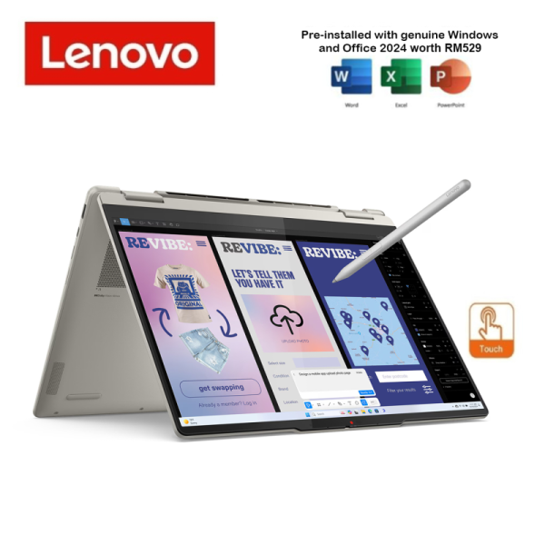 Lenovo Yoga 7 Laptop (14ILL10-83JQ004YMJ) Intel Core Ultra 5 226V | Integrated Intel Arc Graphics 130V