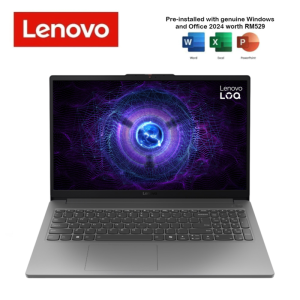Lenovo LOQ Gaming Laptop (15IAX9E-83LK009YMJ) Intel Core I5-12450HX | NVIDIA GeForce RTX3050