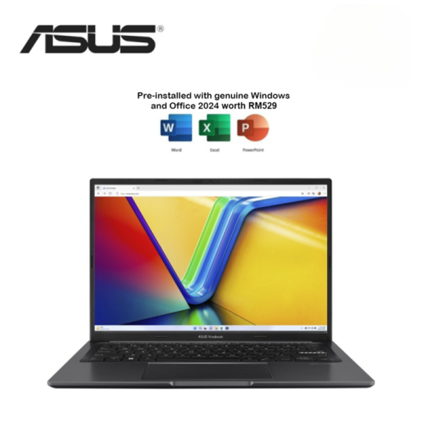 Asus Vivobook Laptop (14 A1405V-ALY909WS/ALY910WS) INTEL CORE I7-13620H | INTEL UHD GRAPHICS - Image 2
