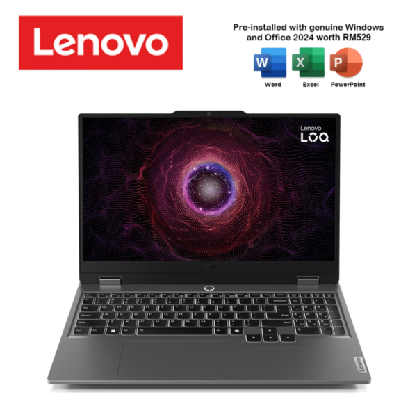 Lenovo LOQ Gaming Laptop Luna Grey (15ARP9-83JC00LEMJ) AMD Ryzen 5 7235HS  | Nvidia Geforce RTX 4050 6GB