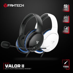 Fantech MH89 VALOR II Gaming Headset Black / White - Image 4